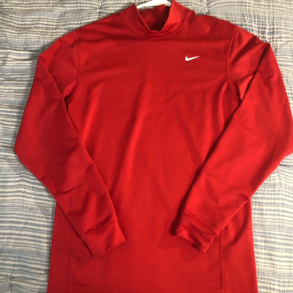 Red, Mens, Nike pullover.